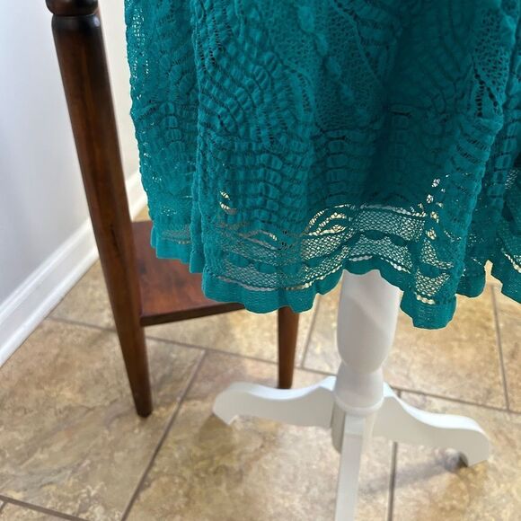 Rabbit Rabbit Rabbit Green Ruched Midi Dress - Picture 6 of 10